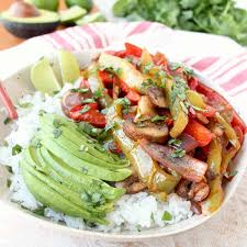 Jasmine Rice with Fajita Veggies